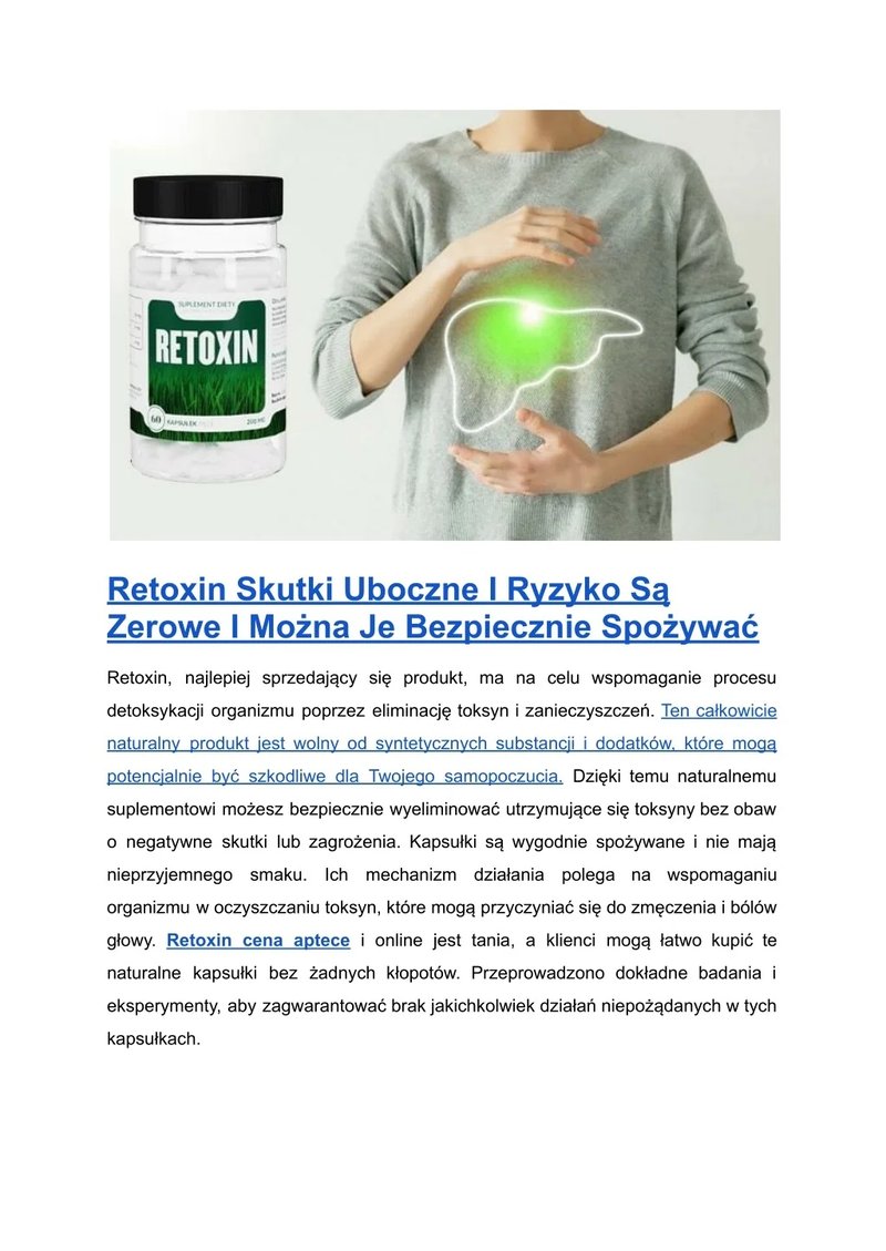 Retoxin - Czy Warto Inwestować w Ten Mocny Lek na Stawy?